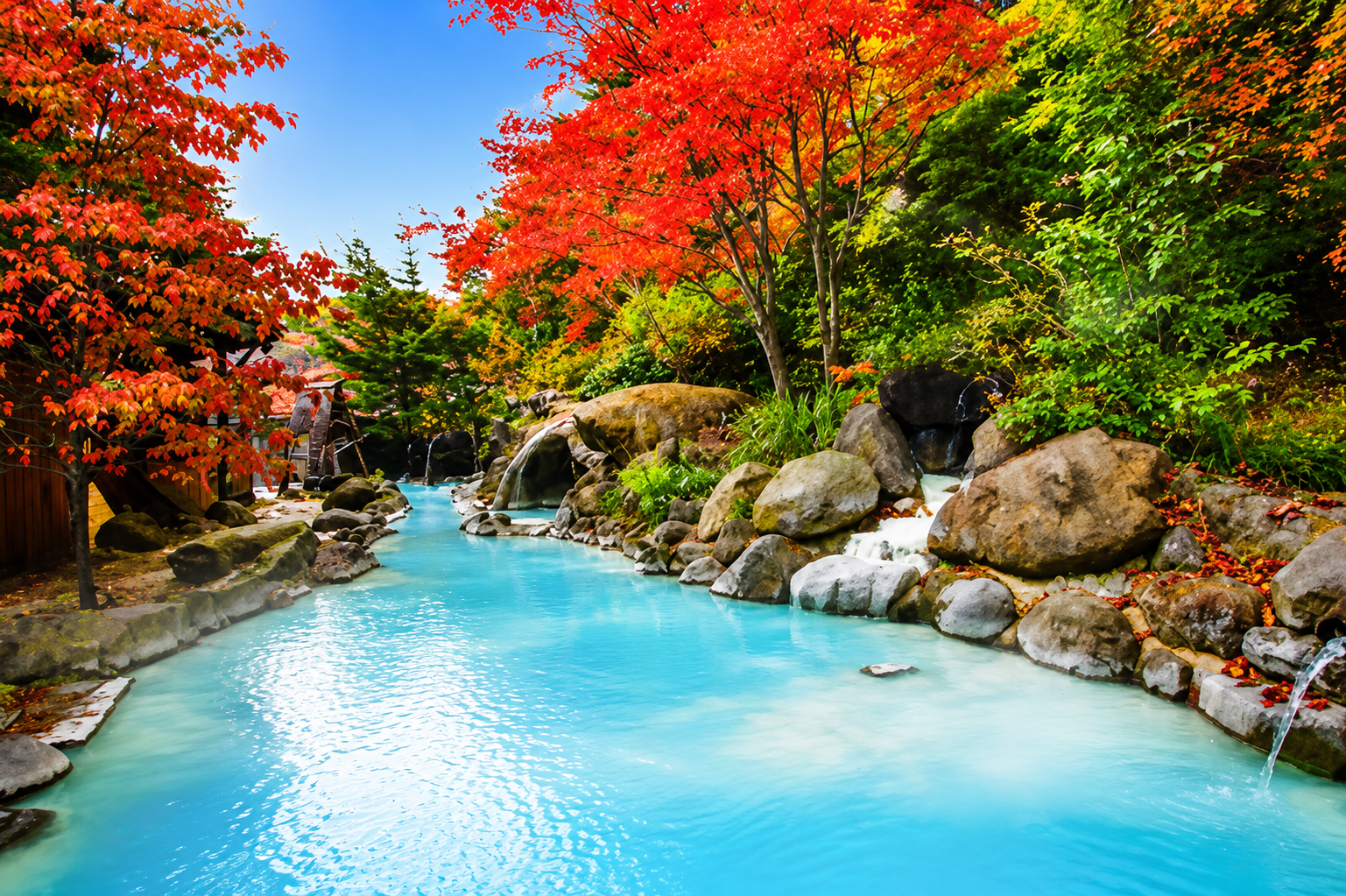 Japanese onsen experience in Fukushima